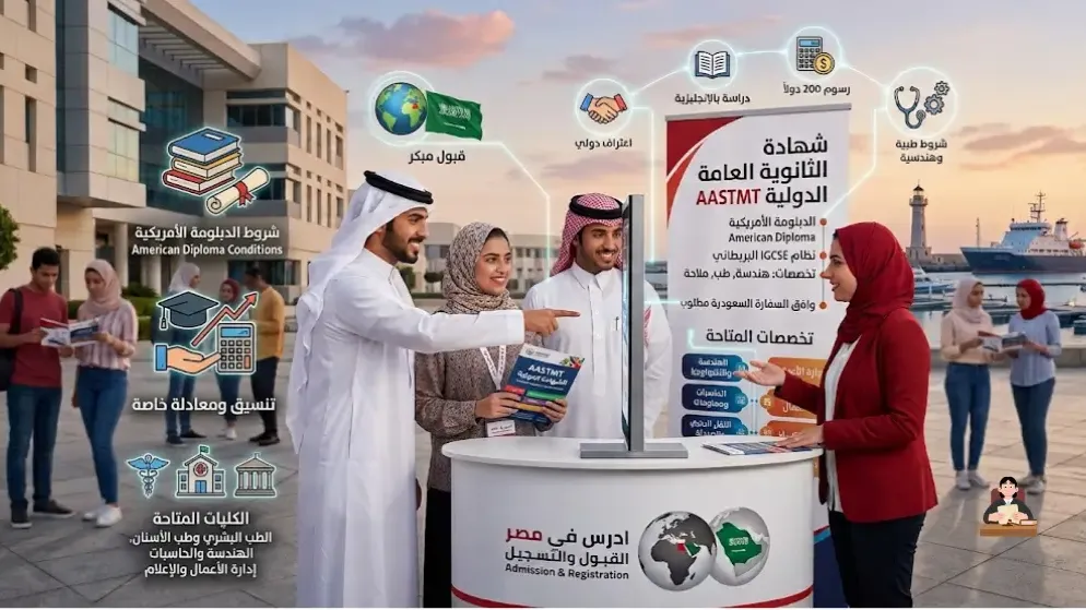 شروط وكليات الدبلومة الأمريكية دليل القبول للجامعات بمصر