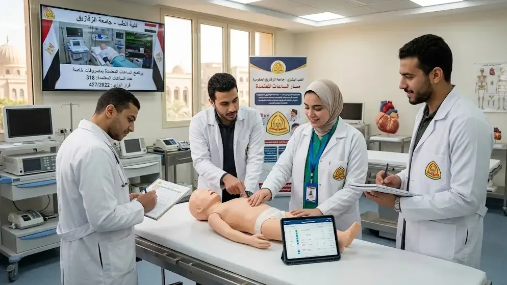 طب الزقازيق ساعات معتمدة بمصروفات خاصة