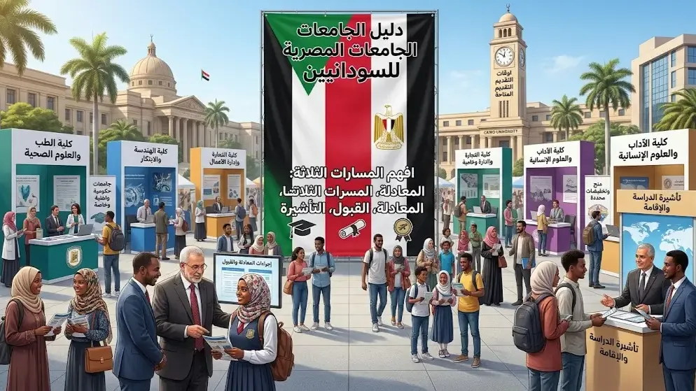 دليل الجامعات المصرية للسودانيين شروط القبول والمعادلة