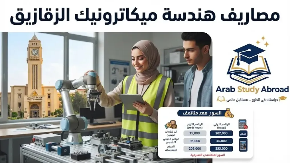 مصاريف هندسة ميكاترونيك الزقازيق